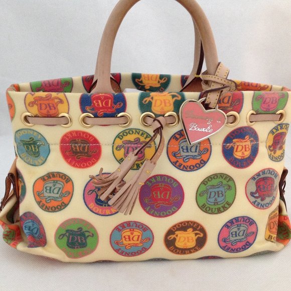 Dooney & Bourke Handbags - Vintage Dooney Bourke Logo Satchel Purse